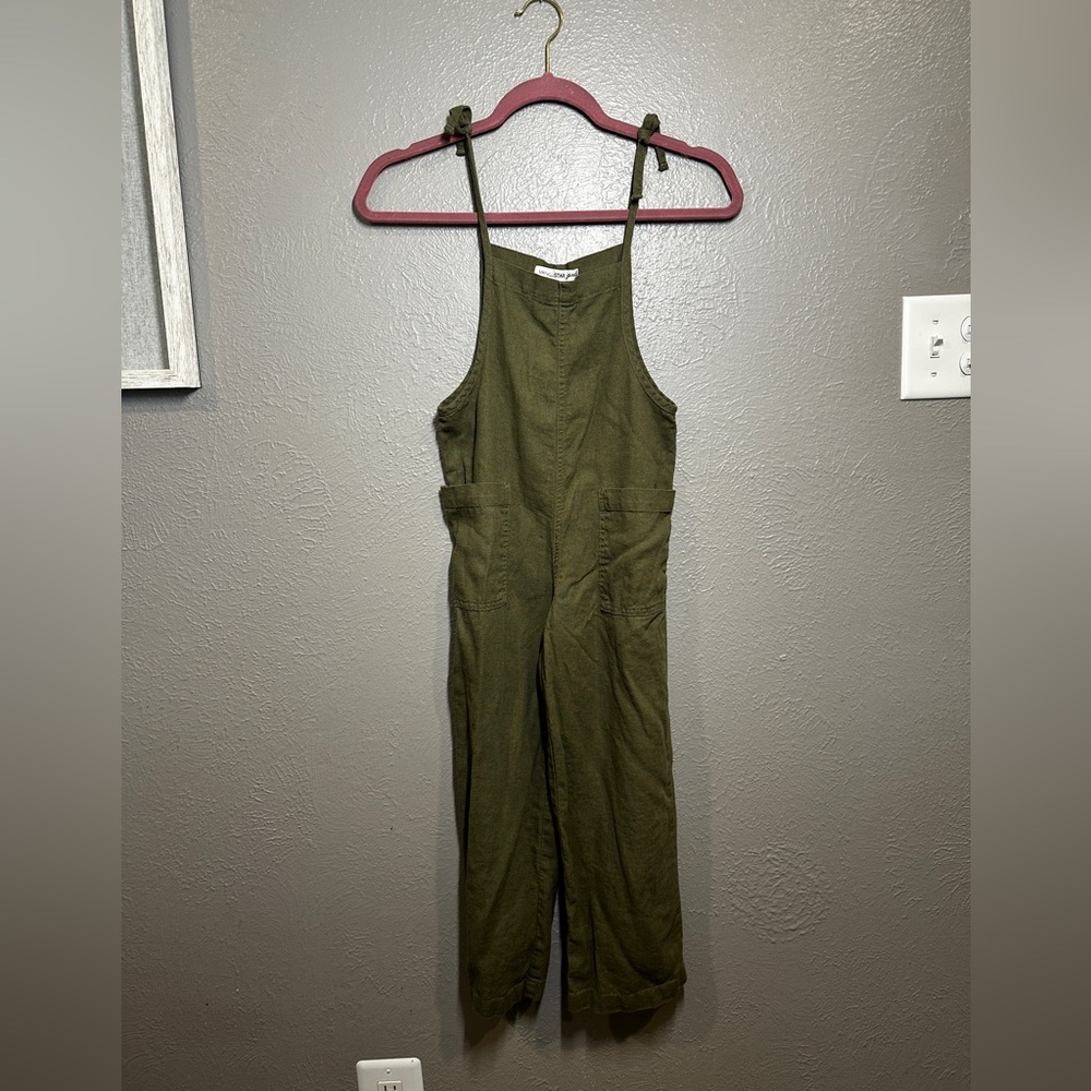 Vanilla Star Olive Green Kids One Piece